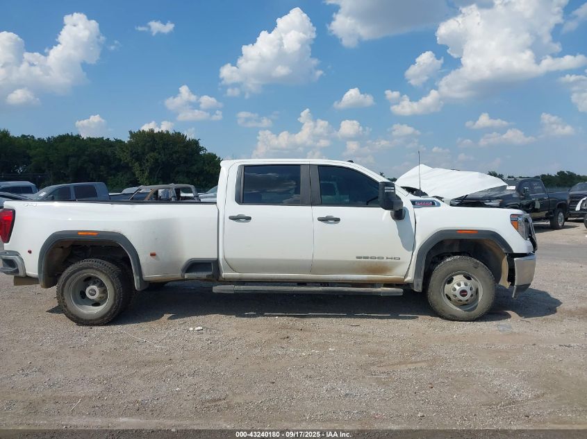 2022 GMC Sierra 3500Hd 4Wd Long Bed Pro VIN: 1GT49SEY3NF261595 Lot: 43240180