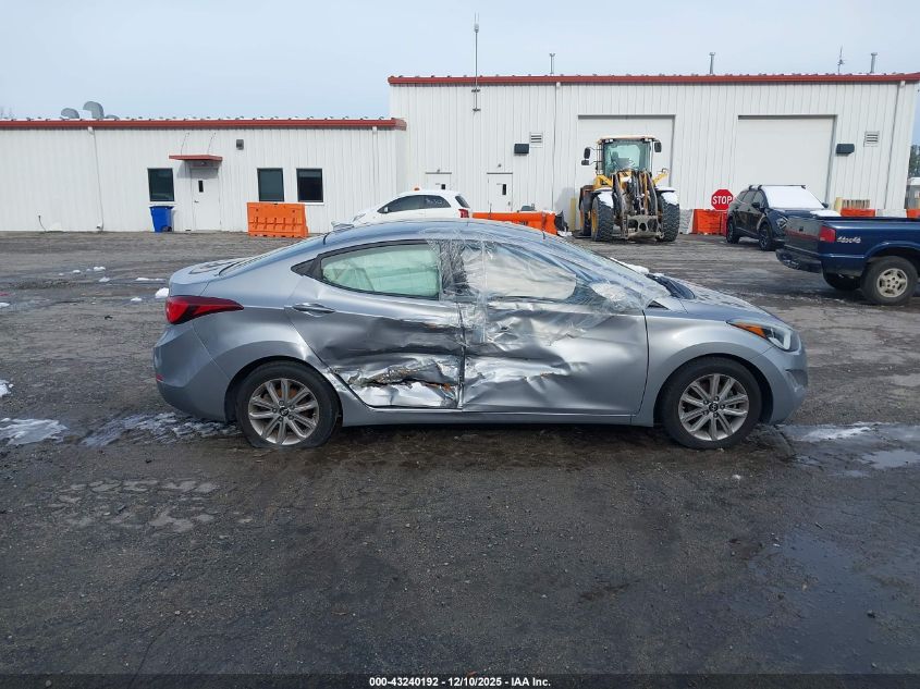 2016 Hyundai Elantra Se VIN: 5NPDH4AE2GH687460 Lot: 43240192