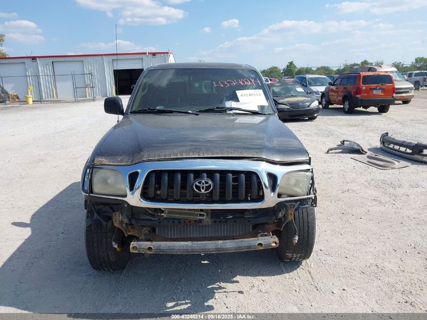 2001 Toyota Tacoma Base V6 VIN: 5TEHN72N01Z759920 Lot: 43240214