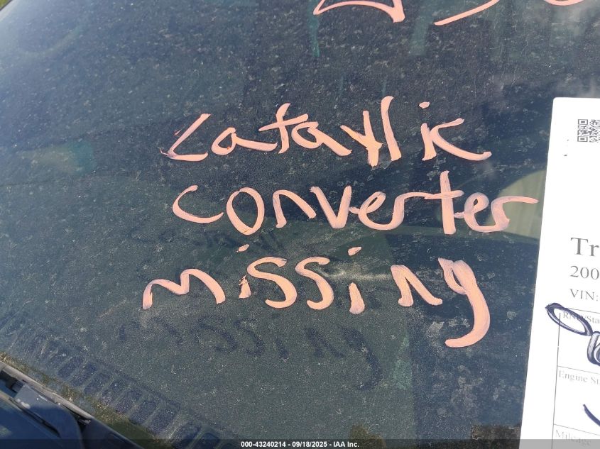 2001 Toyota Tacoma Base V6 VIN: 5TEHN72N01Z759920 Lot: 43240214