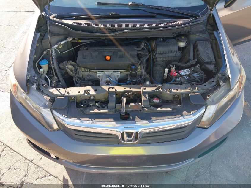 2012 Honda Civic Lx VIN: 2HGFB2F51CH311442 Lot: 43240266