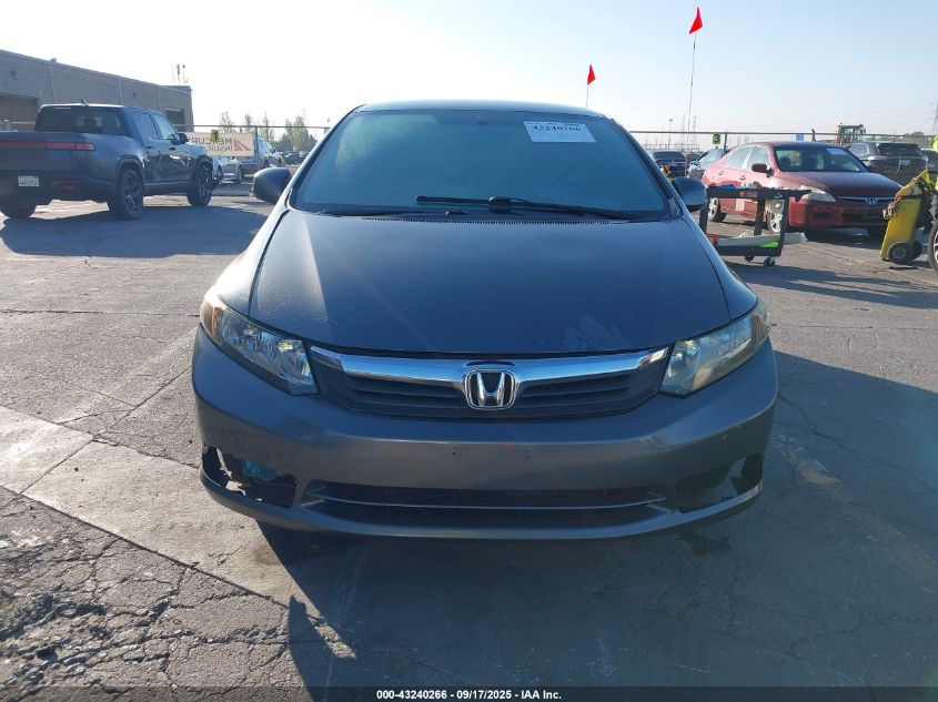 2012 Honda Civic Lx VIN: 2HGFB2F51CH311442 Lot: 43240266