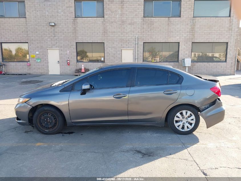 2012 Honda Civic Lx VIN: 2HGFB2F51CH311442 Lot: 43240266