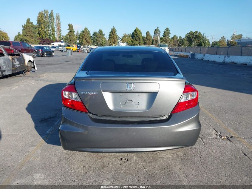 2012 Honda Civic Lx VIN: 2HGFB2F51CH311442 Lot: 43240266
