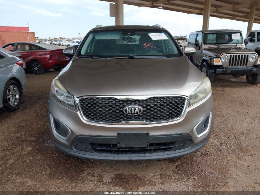 2017 Kia Sorento 2.4L Lx VIN: 5XYPGDA31HG275067 Lot: 43240291