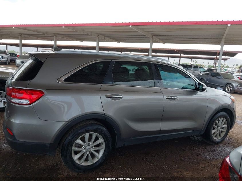 2017 Kia Sorento 2.4L Lx VIN: 5XYPGDA31HG275067 Lot: 43240291