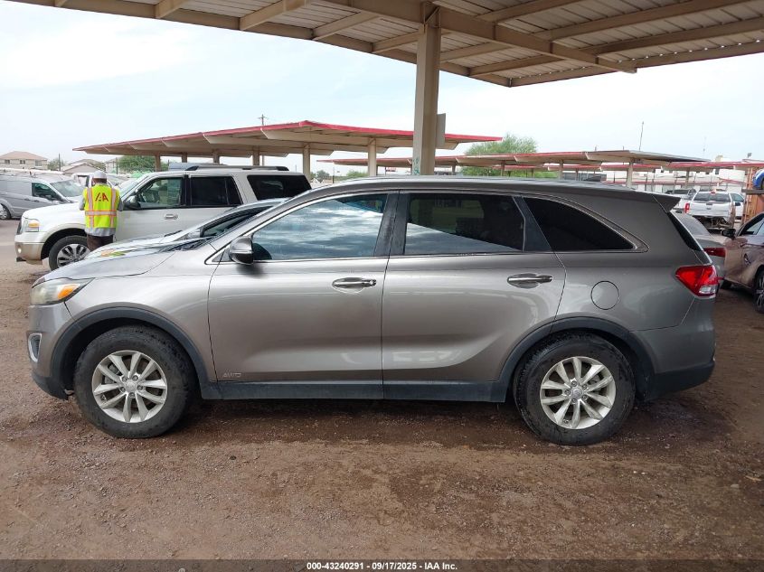 2017 Kia Sorento 2.4L Lx VIN: 5XYPGDA31HG275067 Lot: 43240291
