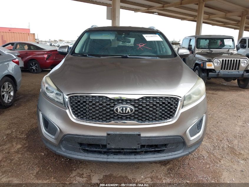 2017 Kia Sorento 2.4L Lx VIN: 5XYPGDA31HG275067 Lot: 43240291