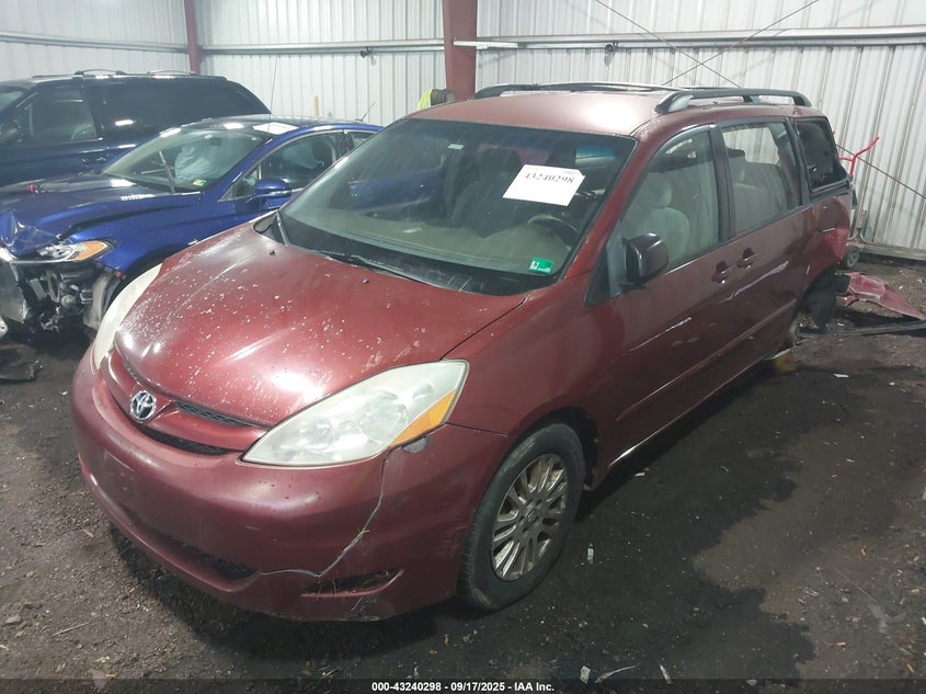 2008 Toyota Sienna Ce brown van gasoline 5TDZK23C08S220248 photo #3