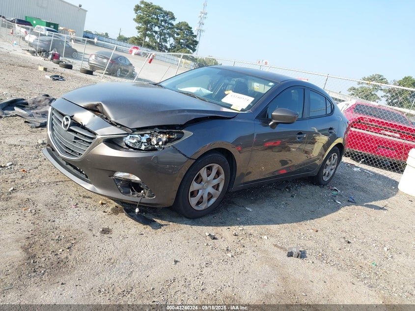 2014 MAZDA MAZDA3 I SPORT - JM1BM1U77E1159576