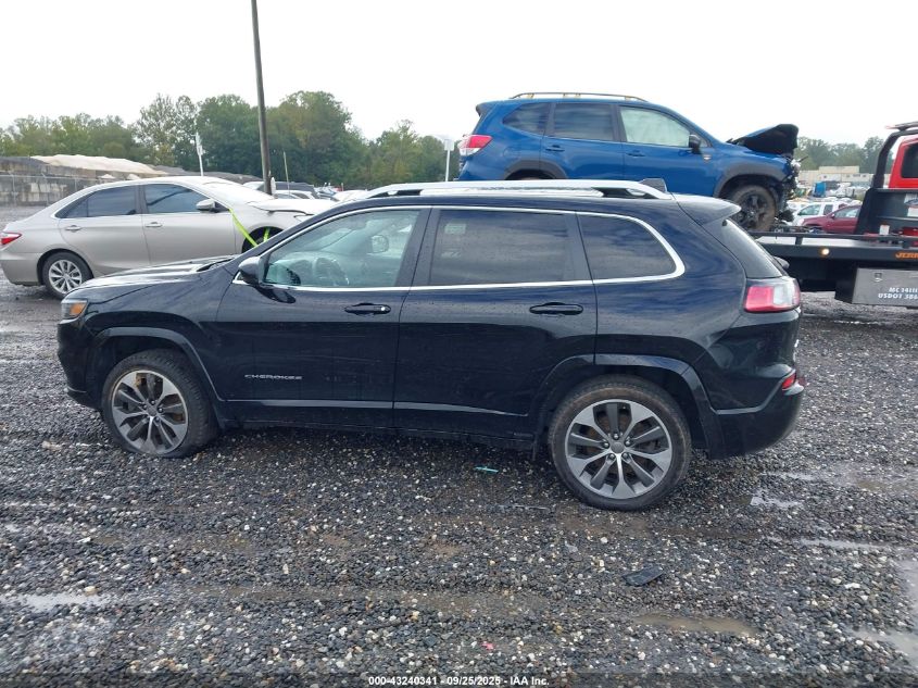 2019 Jeep Cherokee Overland 4X4 VIN: 1C4PJMJN7KD117244 Lot: 43240341