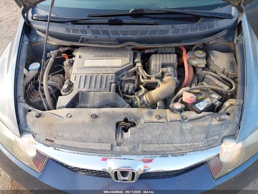 2009 Honda Civic Hybrid VIN: JHMFA36299S007322 Lot: 43240342