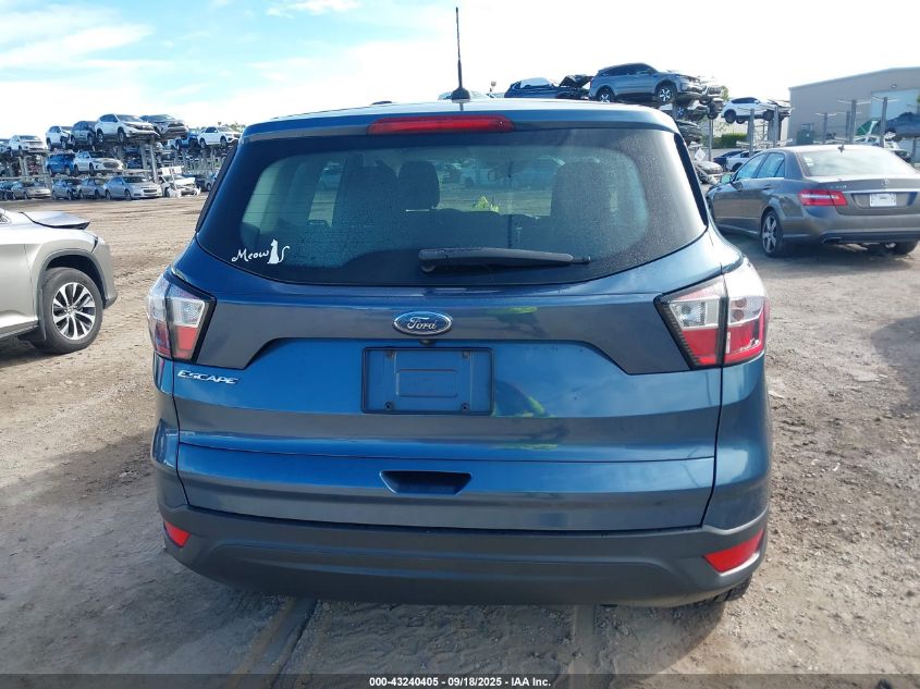 2018 Ford Escape S VIN: 1FMCU0F72JUA79540 Lot: 43240405