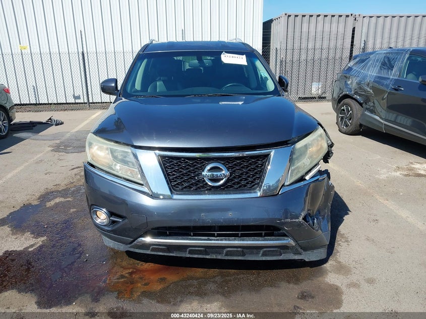 2013 Nissan Pathfinder Sl VIN: 5N1AR2MN4DC653555 Lot: 43240424