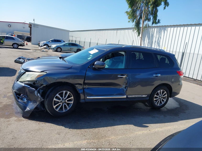 2013 Nissan Pathfinder Sl VIN: 5N1AR2MN4DC653555 Lot: 43240424