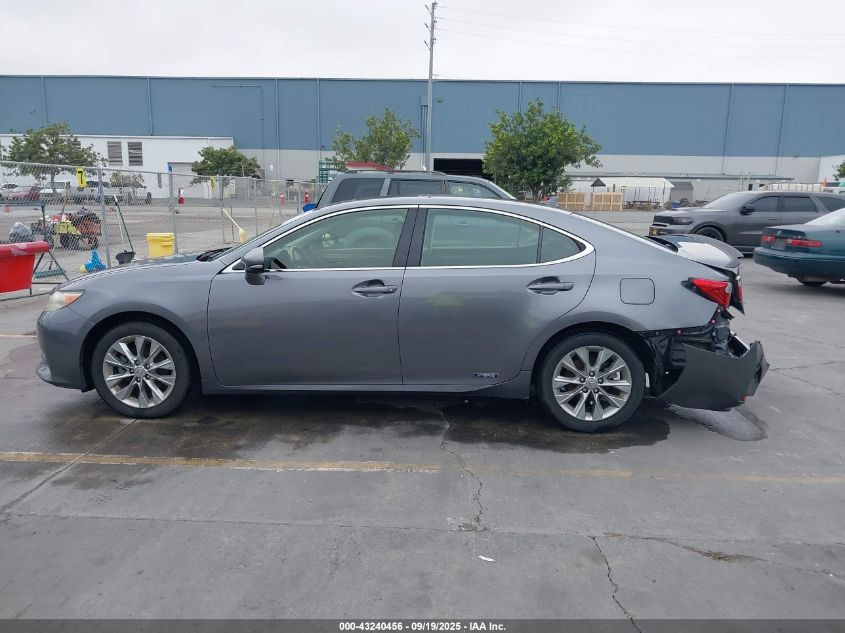 2013 Lexus Es 300H VIN: JTHBW1GG0D2029247 Lot: 43240456