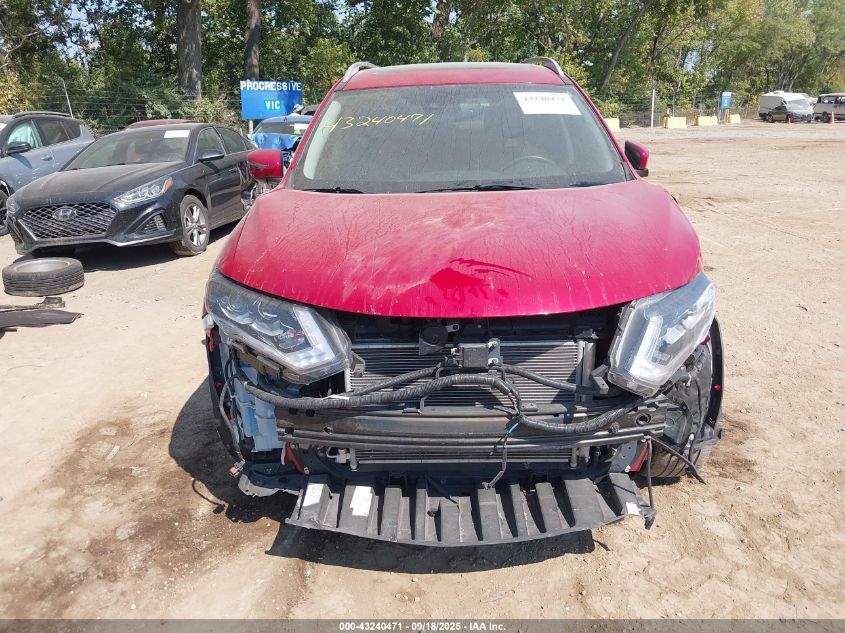 2017 Nissan Rogue Sl VIN: 5N1AT2MV7HC842367 Lot: 43240471