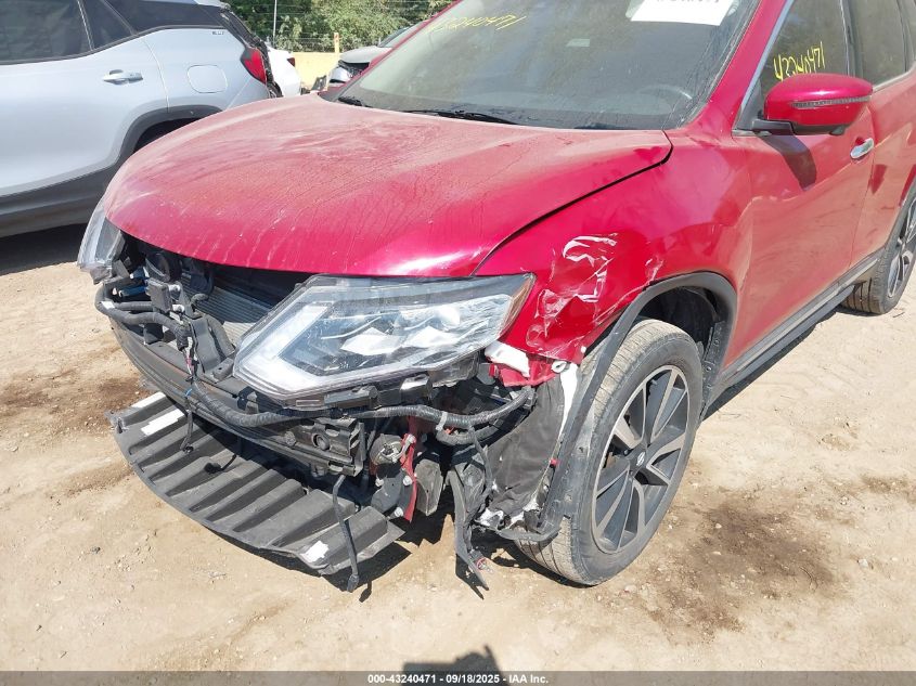 2017 Nissan Rogue Sl VIN: 5N1AT2MV7HC842367 Lot: 43240471