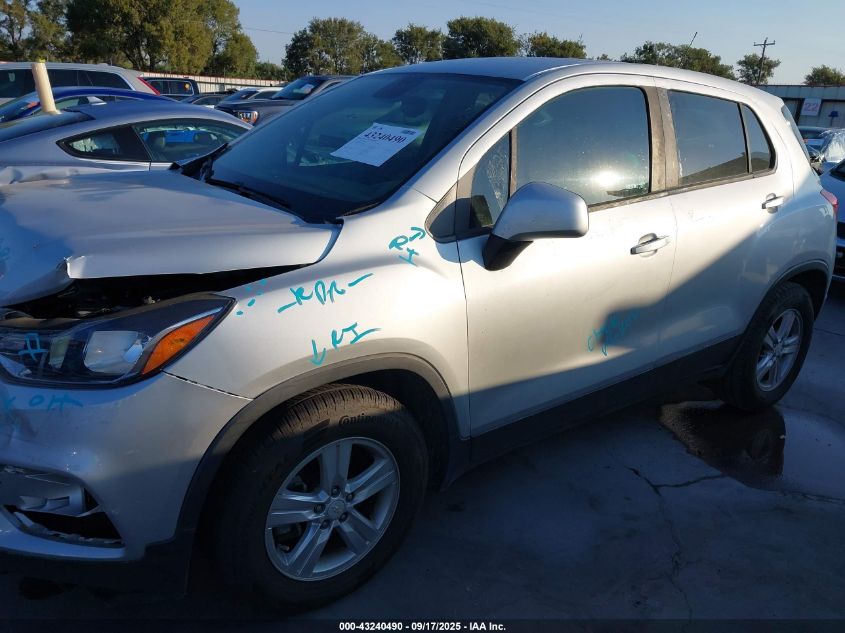 2020 Chevrolet Trax Fwd Ls VIN: 3GNCJKSB5LL184693 Lot: 43240490