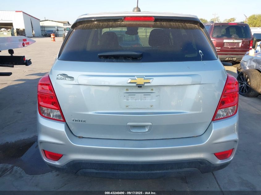 2020 Chevrolet Trax Fwd Ls VIN: 3GNCJKSB5LL184693 Lot: 43240490