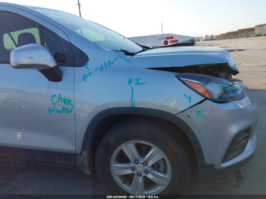 2020 Chevrolet Trax Fwd Ls VIN: 3GNCJKSB5LL184693 Lot: 43240490