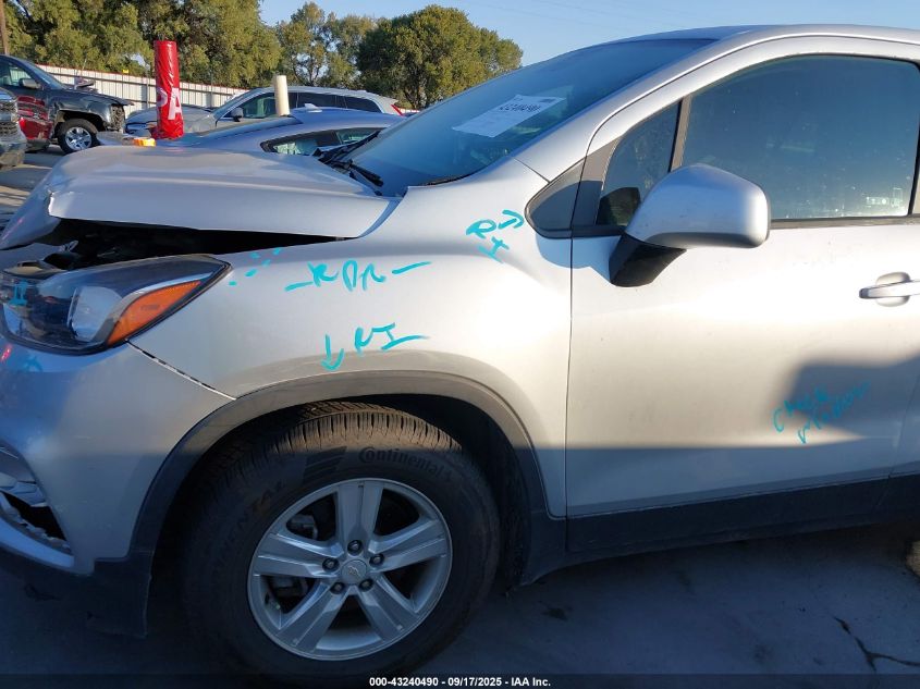 2020 Chevrolet Trax Fwd Ls VIN: 3GNCJKSB5LL184693 Lot: 43240490