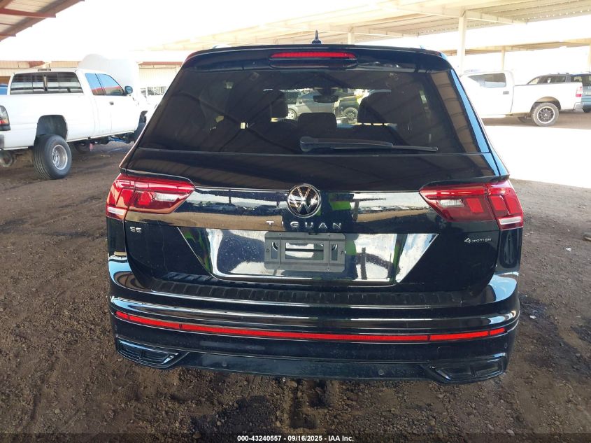 2023 Volkswagen Tiguan 2.0T Se R-Line Black VIN: 3VV8B7AXXPM030780 Lot: 43240557