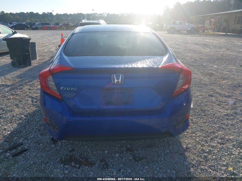 2017 Honda Civic 2.0 Lx Blue Lot 111043240564 Vin 2HGFC2F5XHH566806
