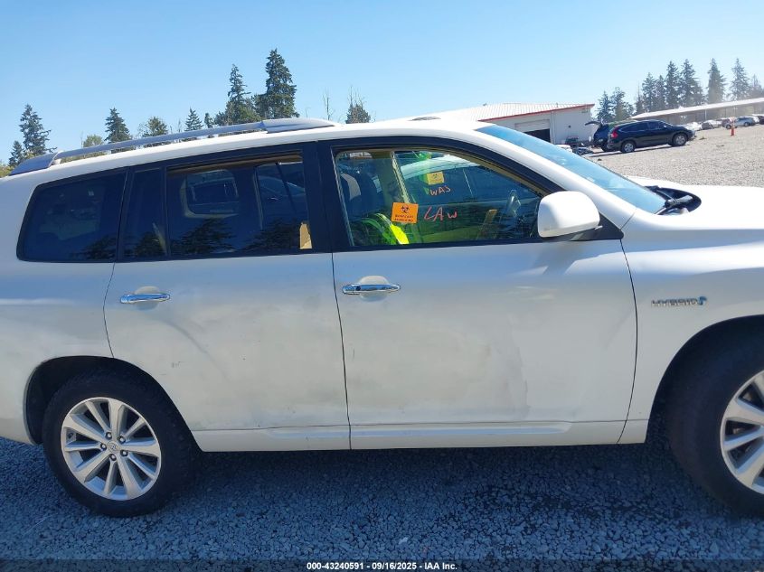 2008 Toyota Highlander Hybrid Limited VIN: JTEEW44A682003026 Lot: 43240591