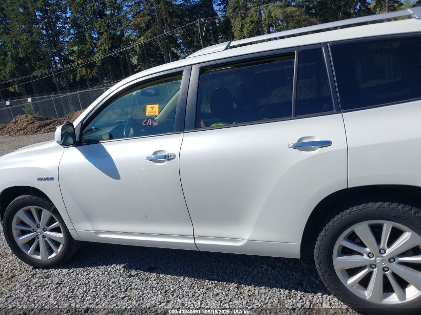 2008 Toyota Highlander Hybrid Limited VIN: JTEEW44A682003026 Lot: 43240591