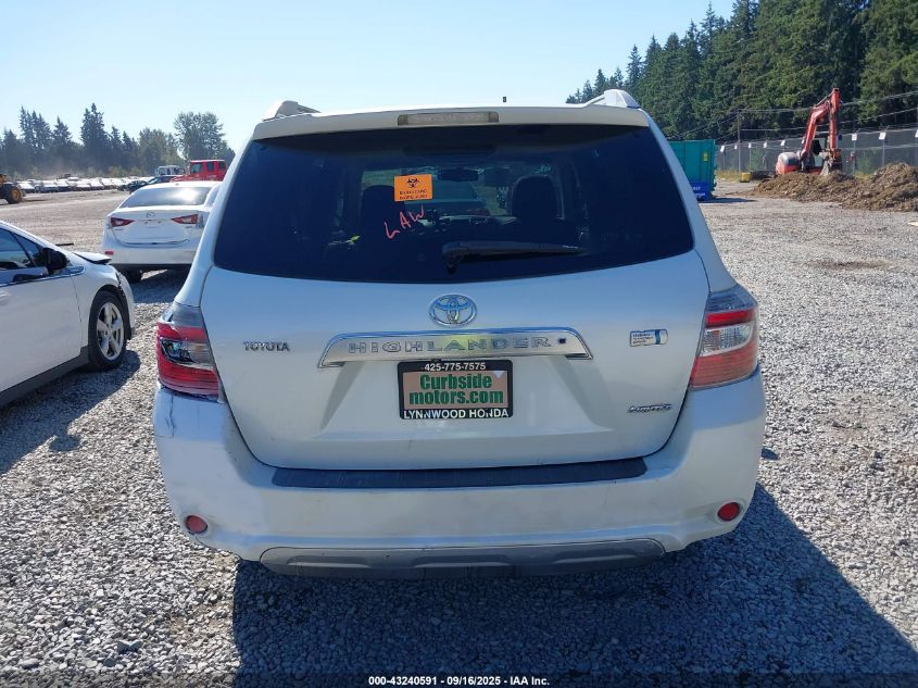 2008 Toyota Highlander Hybrid Limited VIN: JTEEW44A682003026 Lot: 43240591