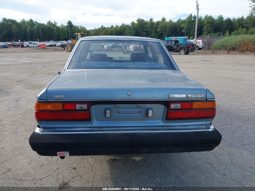 1982 Toyota Cressida Luxury VIN: JT2MX62E3C0058724 Lot: 43240651