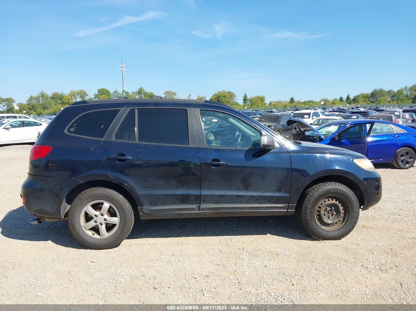 2007 Hyundai Santa Fe Gls VIN: 5NMSG13D27H091758 Lot: 43240699