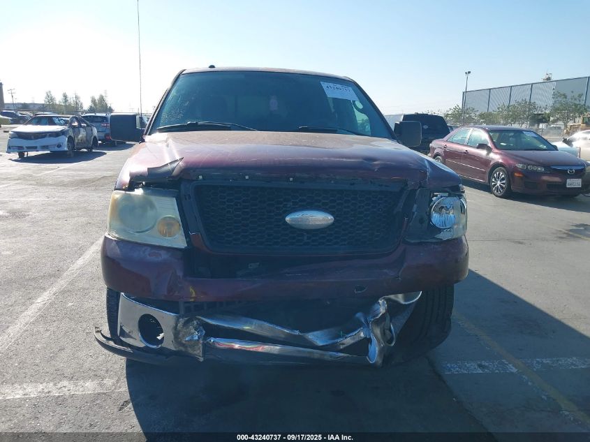 2006 Ford F-150 Xlt VIN: 1FTRW12W66FA95179 Lot: 43240737