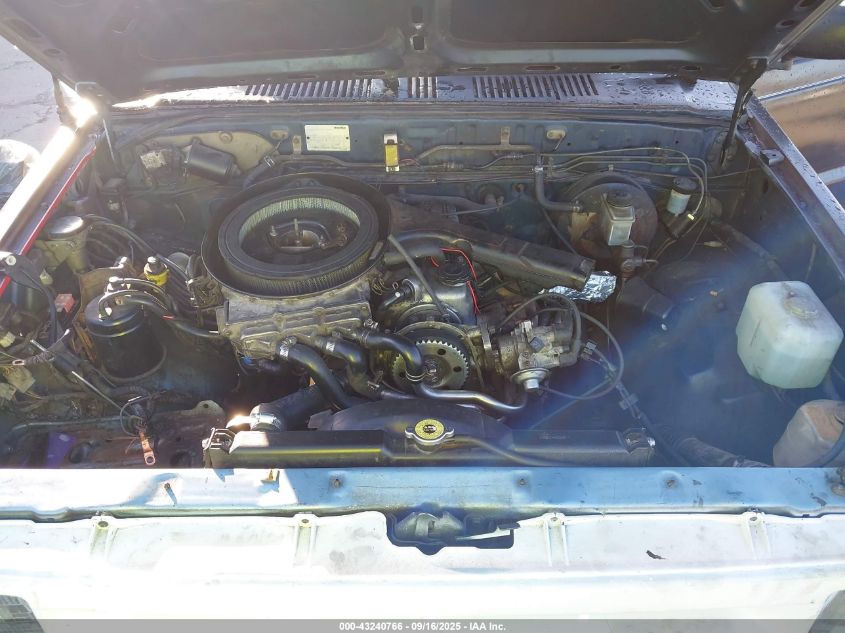 1989 Mazda B2200 Short Bed VIN: JM2UF1133K0765913 Lot: 43240766