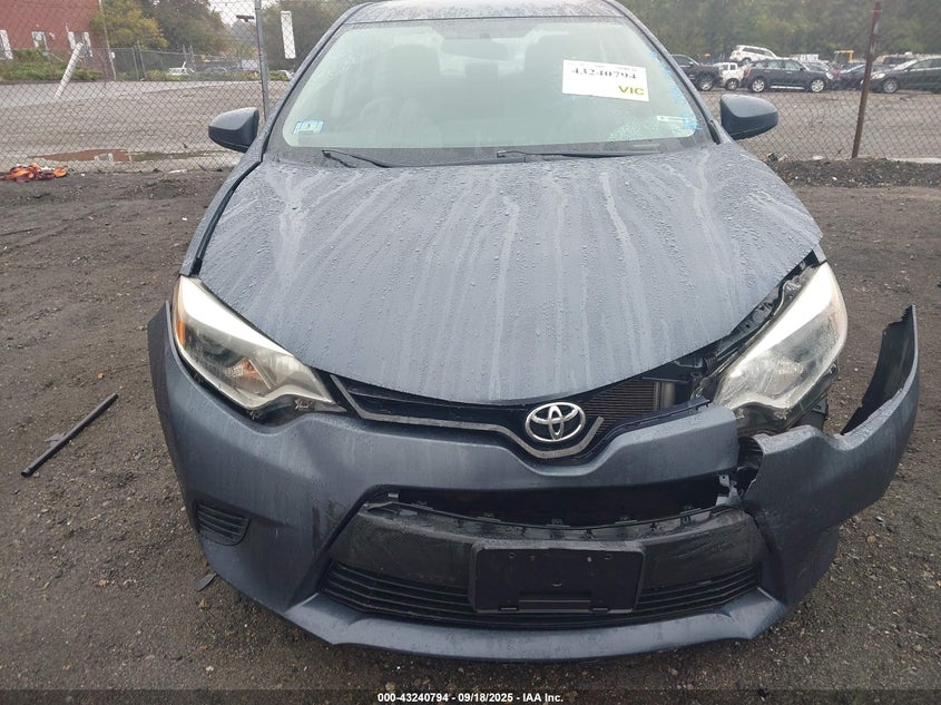 2014 Toyota Corolla Le VIN: 2T1BURHE2EC157575 Lot: 43240794