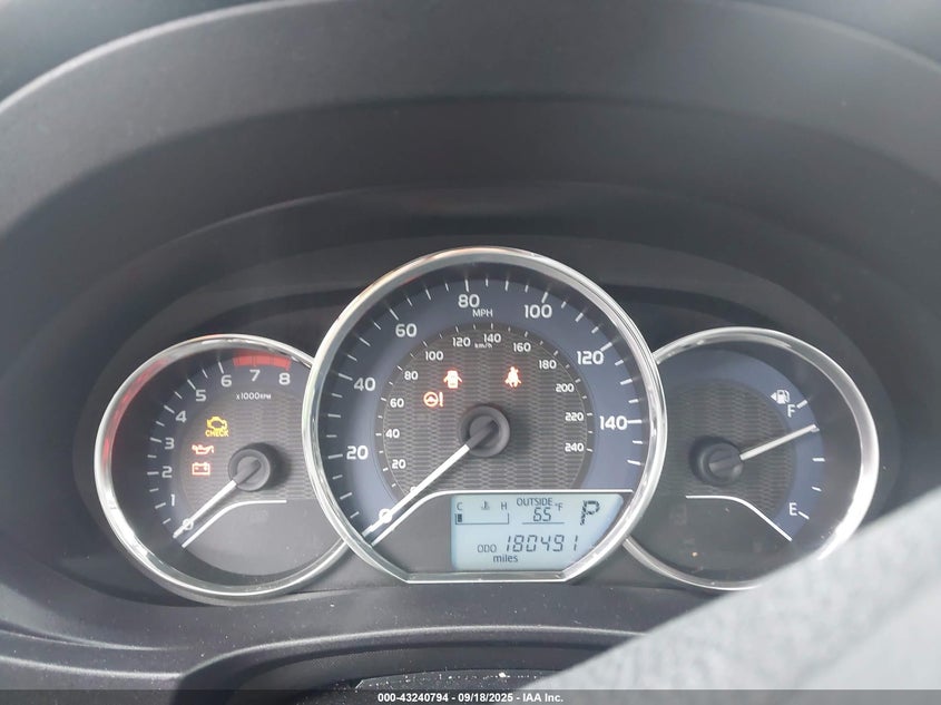 2014 Toyota Corolla Le VIN: 2T1BURHE2EC157575 Lot: 43240794