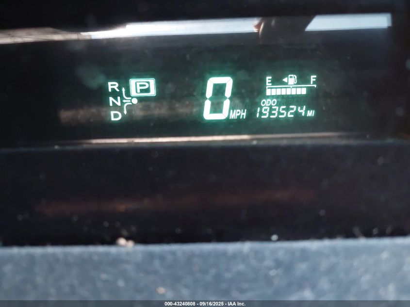 2009 Toyota Prius VIN: JTDKB20U797862654 Lot: 43240808