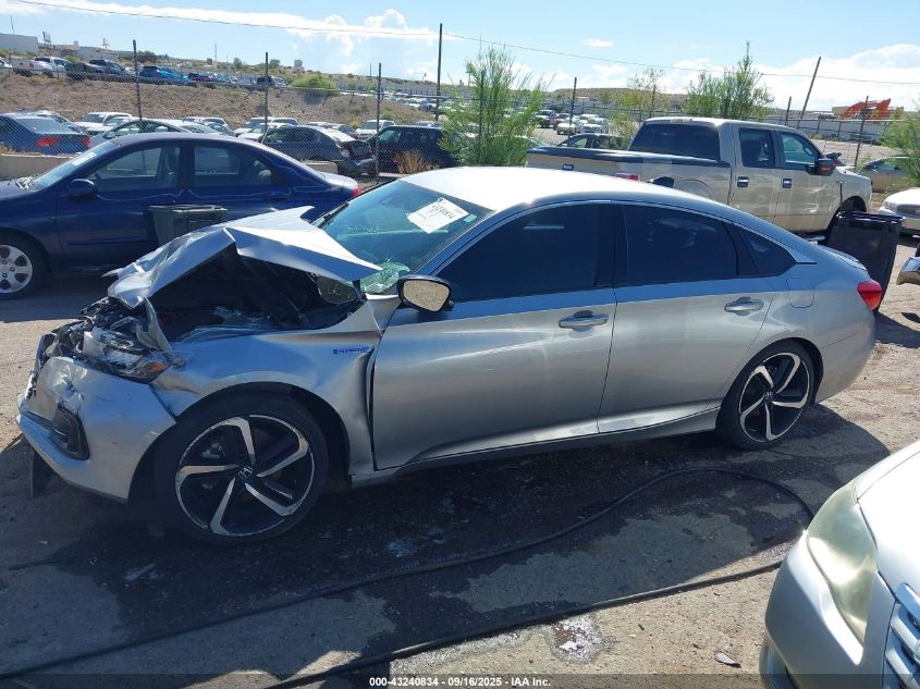 2022 Honda Accord Hybrid Sport VIN: 1HGCV3F21NA014615 Lot: 43240834