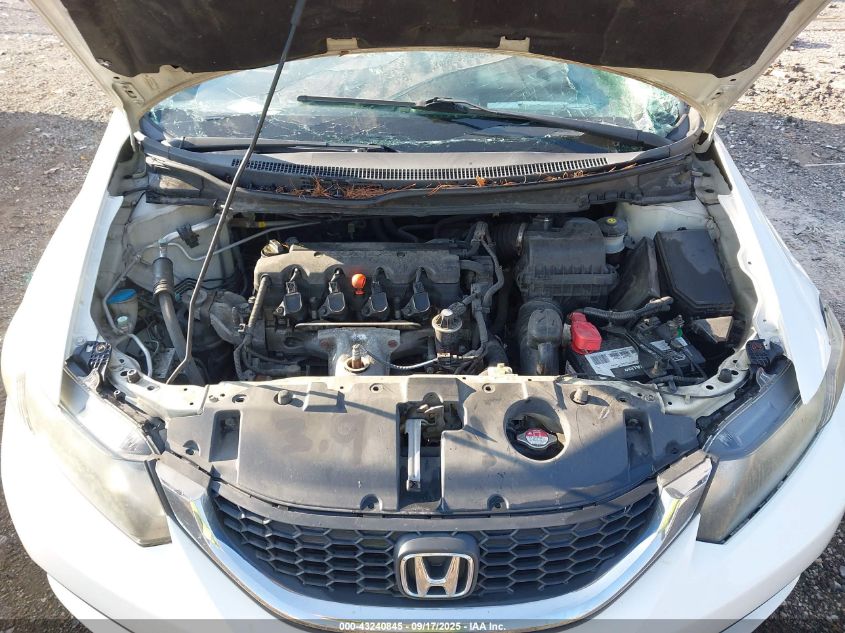 2013 Honda Civic Lx VIN: 2HGFB2F54DH598017 Lot: 43240845