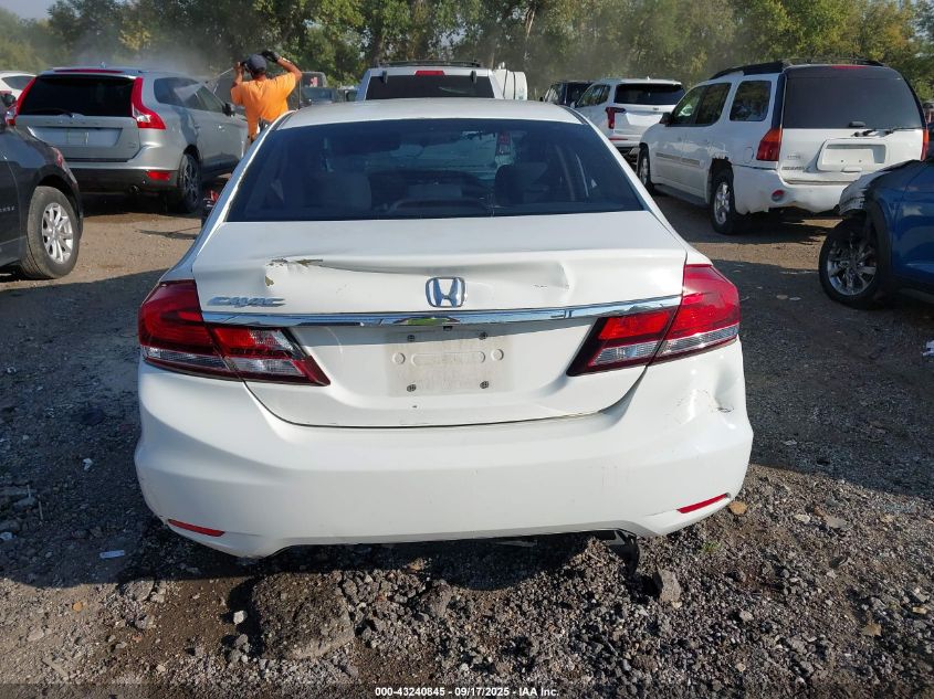 2013 Honda Civic Lx VIN: 2HGFB2F54DH598017 Lot: 43240845