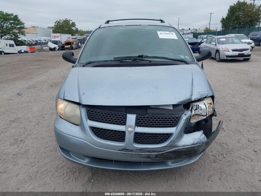 2003 Dodge Grand Caravan Se VIN: 1D4GP24363B134209 Lot: 43240850