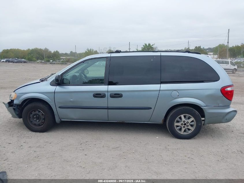 2003 Dodge Grand Caravan Se VIN: 1D4GP24363B134209 Lot: 43240850