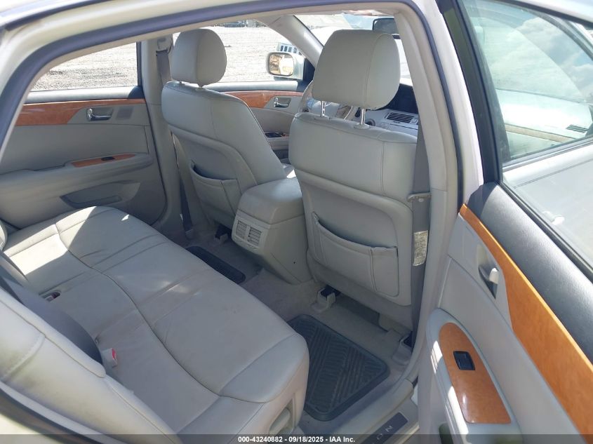 2005 Toyota Avalon Xls VIN: 4T1BK36B85U047205 Lot: 43240882