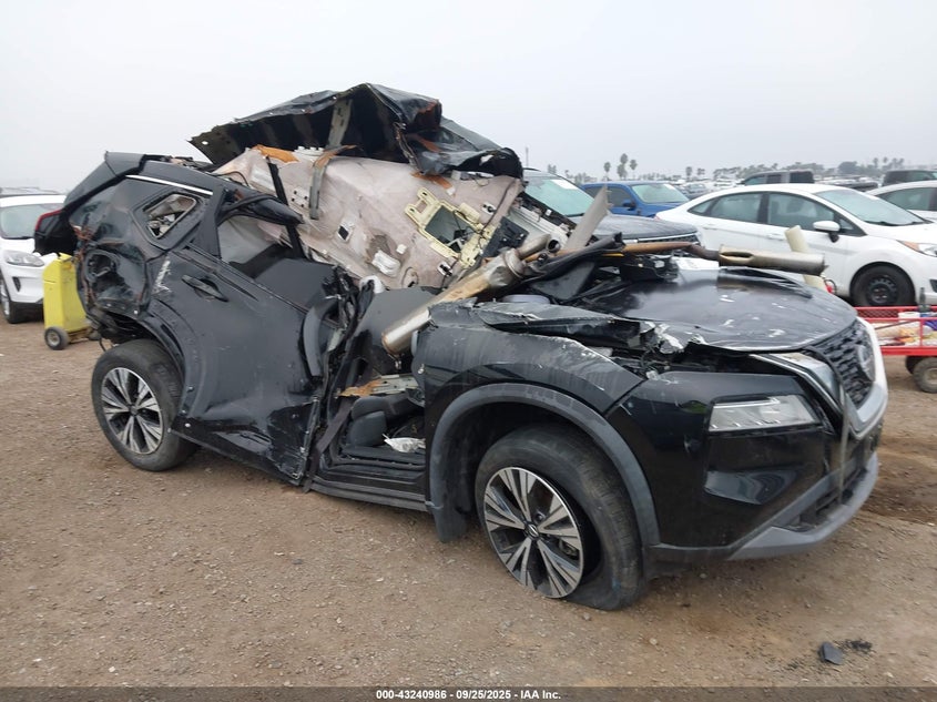 2021 Nissan Rogue Sv Fwd black other gasoline 5N1AT3BA1MC829548 photo #1