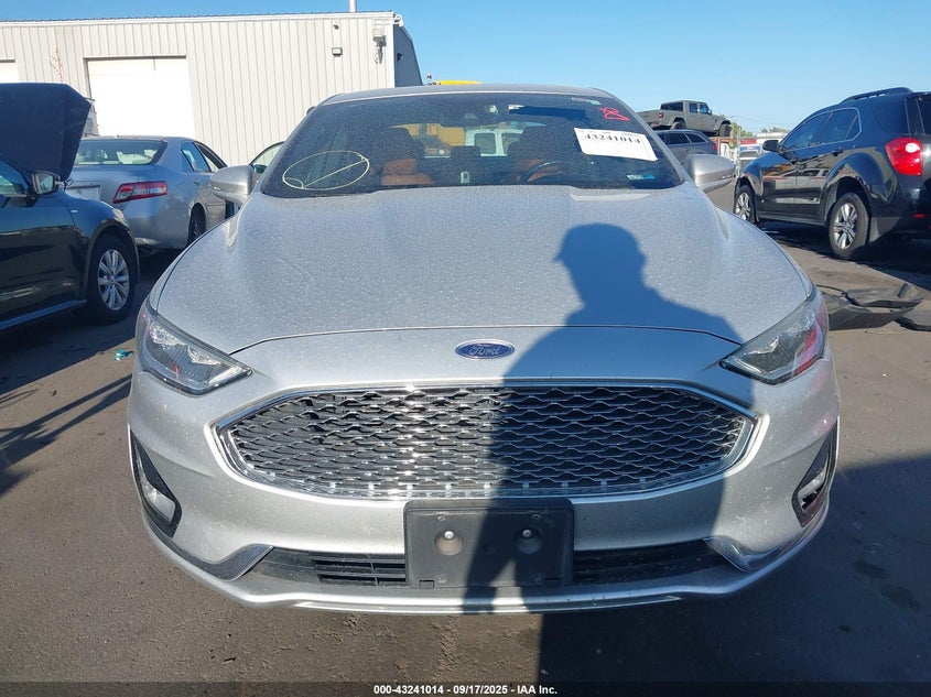 2019 Ford Fusion Titanium VIN: 3FA6P0K96KR254225 Lot: 43241014