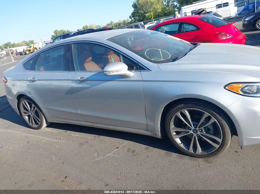 2019 Ford Fusion Titanium VIN: 3FA6P0K96KR254225 Lot: 43241014