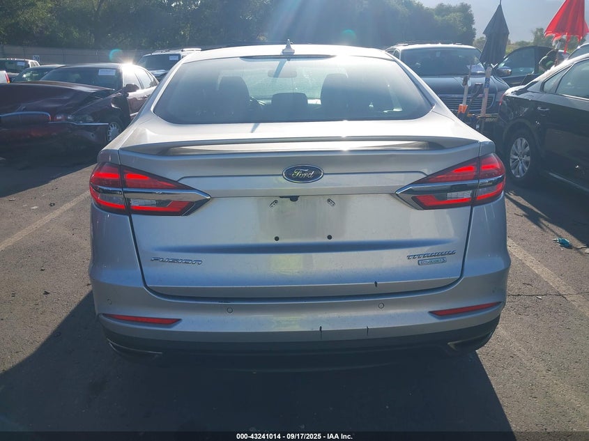 2019 Ford Fusion Titanium VIN: 3FA6P0K96KR254225 Lot: 43241014