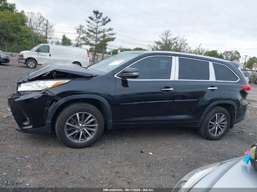 2018 Toyota Highlander Xle VIN: 5TDJZRFH6JS559269 Lot: 43241034