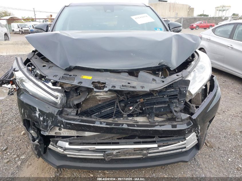 2018 Toyota Highlander Xle VIN: 5TDJZRFH6JS559269 Lot: 43241034